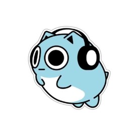 Kamio Japan Blue Hamham Mini Deco Sticker A Space Hamster