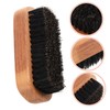 BIUDECO Pcs Wooden Beard Mustache Grooming Brush Beechwood Handle Hair