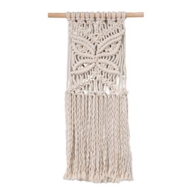 Leisure Arts Macrame Kit Butterfly, Macrame Kits for Adults Beginners, Macrame Wall Hanger Kit, Macrame Beginners Kit, Macrame Kit, DIY Macrame Kit, Macrame Kit Beginner