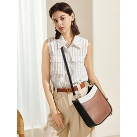 CLUCI Women's Crossbody Handbags Vegan Leather Shoulder Bag Purse for Women with Adjustable Strap