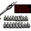 JEUCLEL 20PCS 3/8" Drive Oil Drain Sump Plug Key Set,