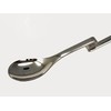 6 x long drink spoons with kink (20 cm long),