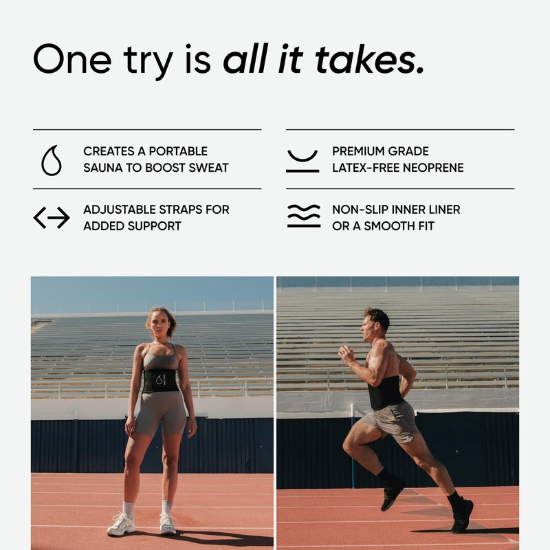 Sports Research Sweet Sweat Waist Trimmer Pro Series - Sweat