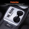 Heutamo Center Console Gear Shift Panel Cup Holder Cover Trim