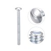 sourcing map 1/4-20x4" Carriage Bolt Round Head Square Neck Q235