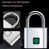 Lock with Fingerprint, IP55 Waterproof, Padlock Fingerprint, USB Charging Bluetooth