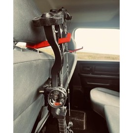 BowSnare-Heavy Duty Bow Hook for Your Vehicle-Headrest Bow Hanger/Gear Hook/Archery/Hunting/Car and Truck Organiser (White)