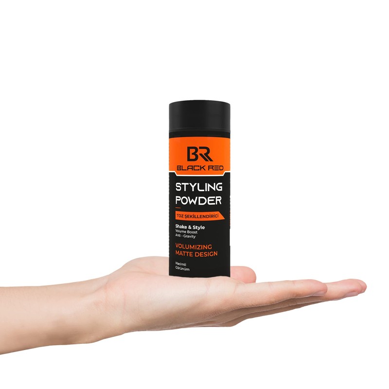black red Hair Texturising Styling Powder, 20 gr: Get Invisible