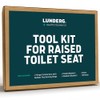 Toolkit for Lunderg Raised Toilet Seat