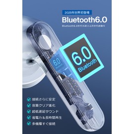 Earphones, Bluetooth Earphones, Wireless Earphones, Bluetooth 6.0, Call Noise-Canceling, Hi-Fi Sound Quality, Long Continuous Playback, Auto Pairing, Instant Connection, Left and Right Separated