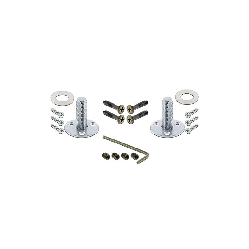 Nostalgic Warehouse Meadows Plate with Craftsman Knob, Double Dummy, Antique