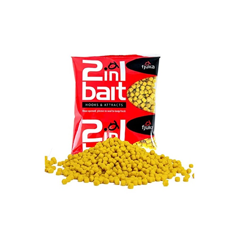 Fjuka Original 2in1 Bait, 5 mm pellet size, Yellow