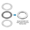 sourcing map 2 Sets AXK4060+2AS Thrust Needle Roller Bearings with