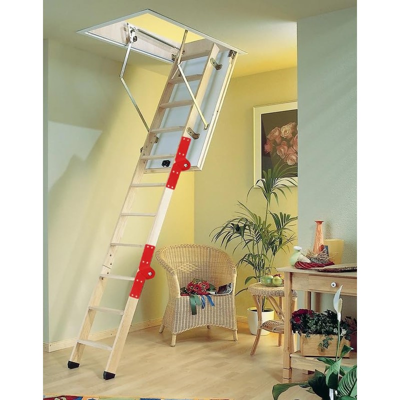 Attic Ladder Hinge 2pcs for Ladder Pull Down System, Durable