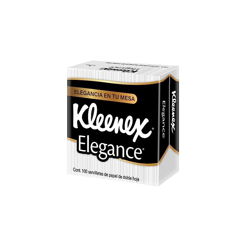 Kleenex Cottonelle Servilletas de Lujo Elegance, 100 Piezas