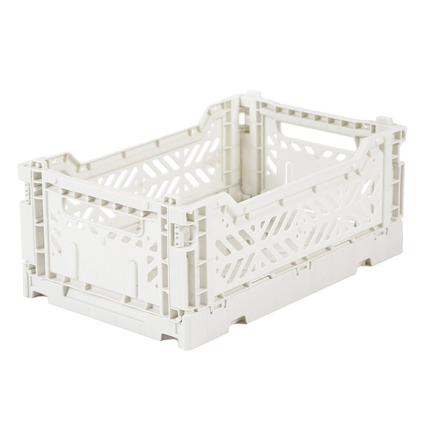 AY-KASA Foldable Crate COCONUT MILK, Midi-Box