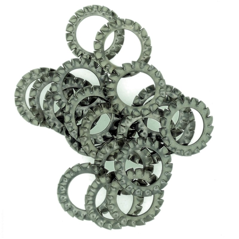 M5 (5mm) Shakeproof Washer (External Serrated) - Stainless Steel (A2)