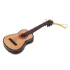 Guitar Ornament Resin Miniature Guitar Hanging Ornaments for Christmas Birthday