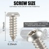 LivTee Anti Theft License Plate Screws Set for Securing Frames