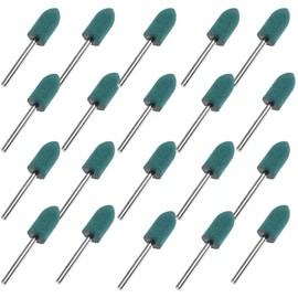 Copeflap Rubber Whetstone 2.35, 20 Pcs Whetstone with Axis, Router, Rubber Whetstone, Polishing, Router Bit, Hand Router, Rubber Whetstone Bit (Set of 20)