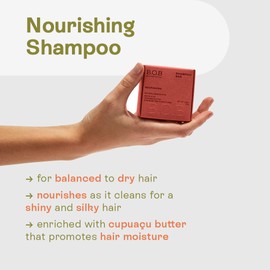 B.O.B BARS OVER BOTTLES Moisturizing Bundle | Nourishing Shampoo Bar & Ultra Moisturizing Conditioner Bar | Hair Care, Ideal Ph Balance | Natural, Vegan | Eco-friendly, Sustainable, Plastic Free