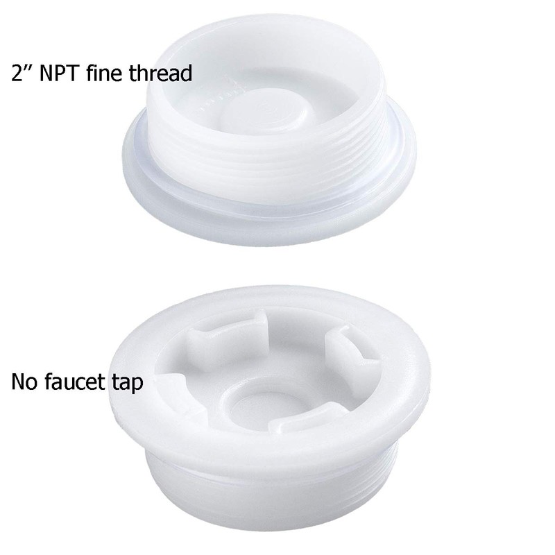 HUIKANGSHENG 5PCS Bung Cap 2 Inch Fine Thread Plug for