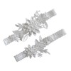 2 Pieces Garter for Wedding Flower Lace Wedding Garter Elastic