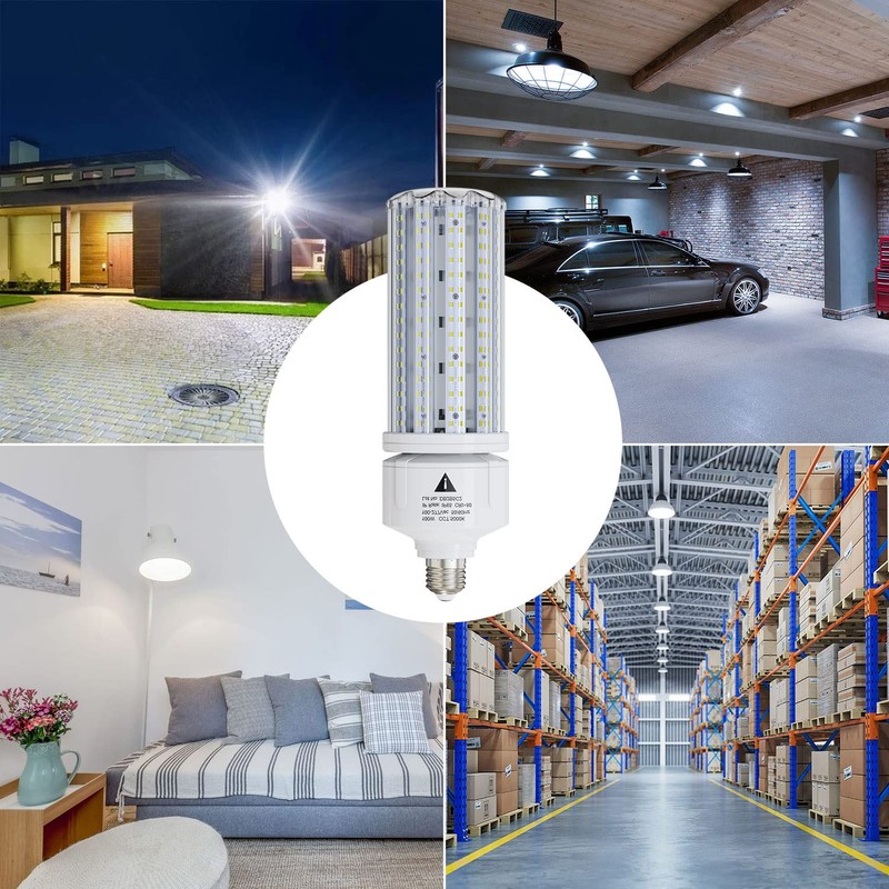 ZP LED Corn Light Bulb 100W Super Bright 15000lm 5000k