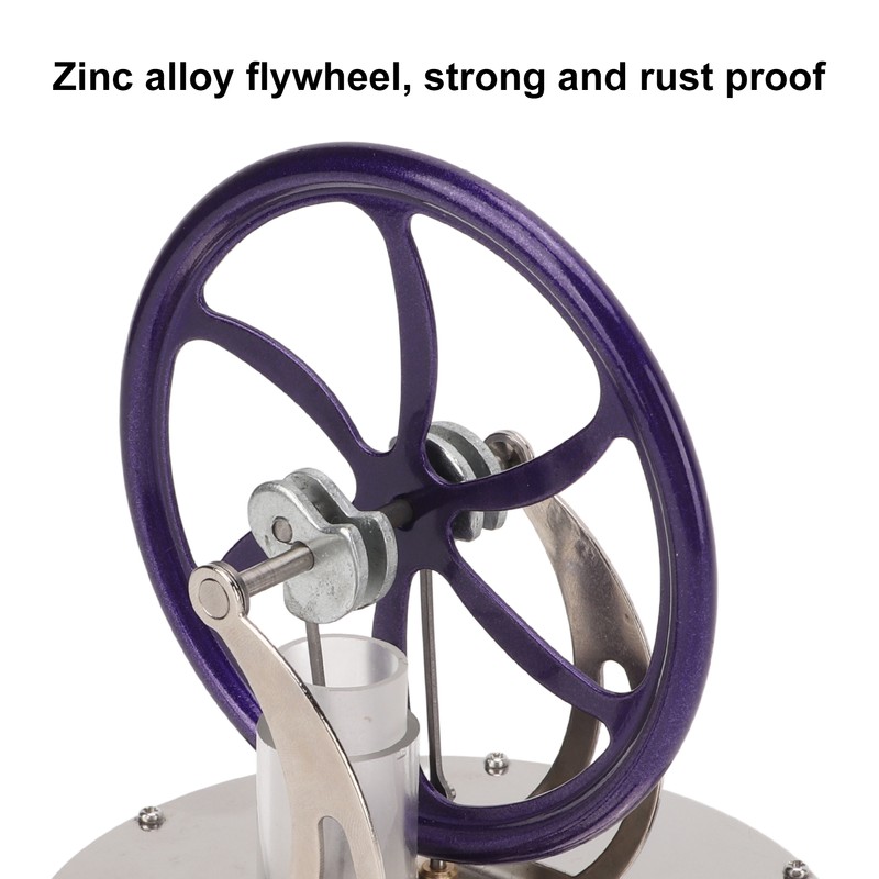 Low Temperature Stirling Engine Model Stainless Steel Base Anti Rust