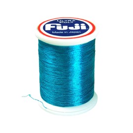 FUJI Ultra Poly Fishing Rod Wrapping Thread for Custom Fishing Rod Building - Metallic Size D / 250m MTD01 (Ice Blue 908)