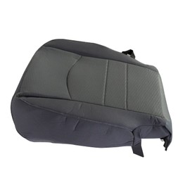 SecosAutoparts Driver & Passenger Side Bottom & Top Lean Back & Armrest Cover Replacement Cloth Seat Cover Gray Compatible with Dodge Ram 1500 2500 3500 4500 5500 2013 2014 2015 2016 2017 2018