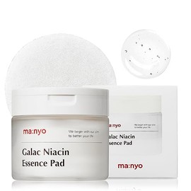 Manyo Factory Galac Niacin Essence Pad, 80 Sheets, 10.1 fl oz (300 ml), Magno, MA:NYO Wiping Pad, Lotion Pad, Tone Up, Soothing, Horny Care, Skin Care, Korean Cosmetics