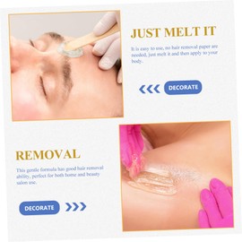 FOMIYES Hair Removal for Both Men Women 1 Pack Hard Wax Beads Safe Odorless and Gentle Perfect for Home Salon Use