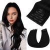 HOTBANANA Seamless Clip in Hair Extensions, 14 Inch 110g 7pcs