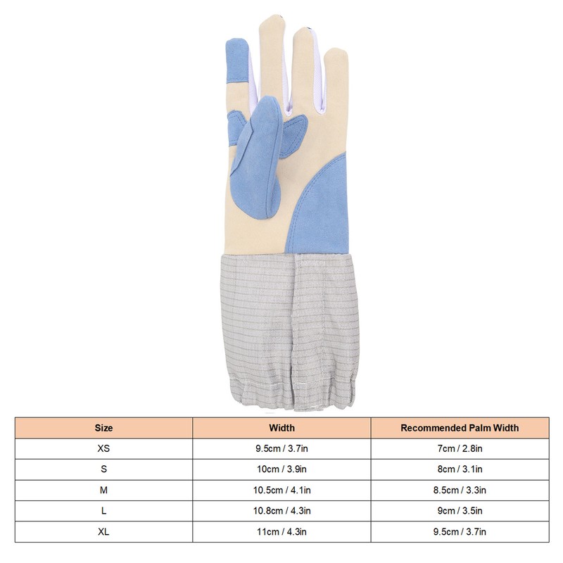 Fencing Glove Left Hand Prevent Slip Wearable Professional Saber Glove