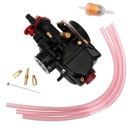 YJGZSVK Performance Motorcycle Dirt Bike Power Jet Carburetor PWK 30mm & Throttle Cable