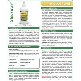Detoxacream EDTA Heavy Metal Detox Cream