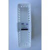 Slim Plastic Storage Trays Baskets in White- Set of 3