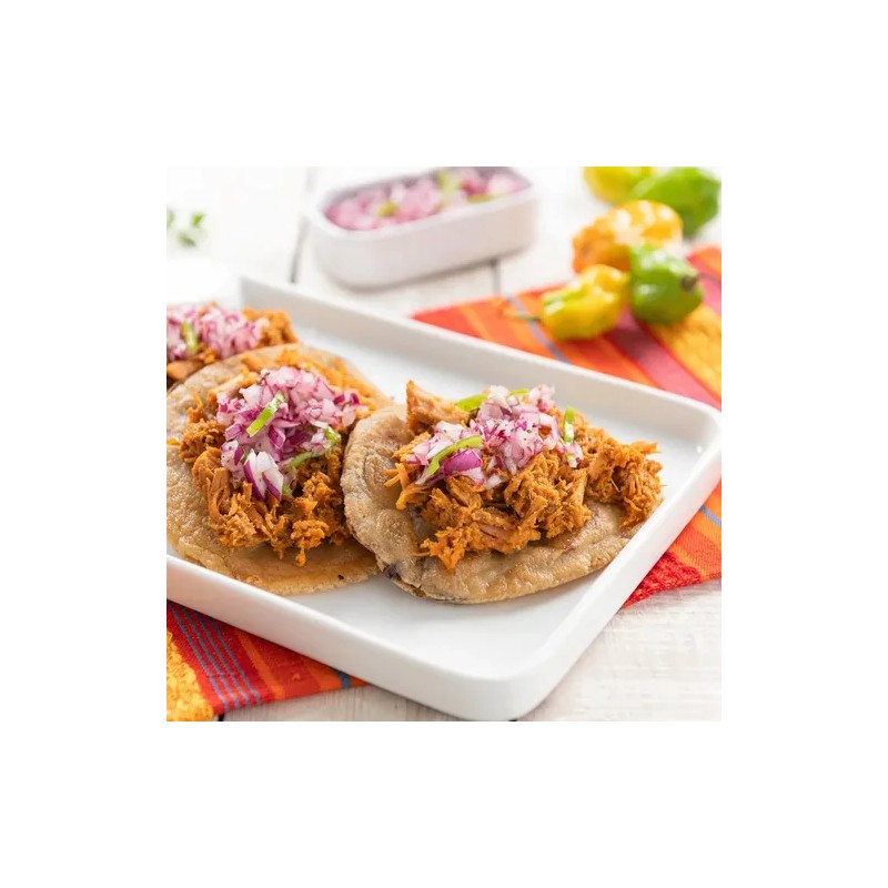 Cochinita Pibil Chata de 215g | 100% carne De Cerdo