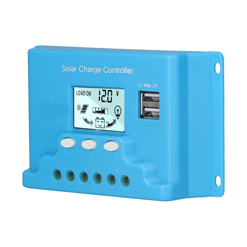 Solar Charge Controller LCD Anti Backfill Circuit Protection Solar Controller