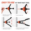 novorik Rivet Nut Tool 16” RIV Nut Tool Kit with