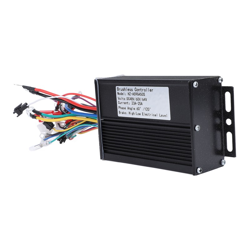 48V 60V 64V 450W Brushless Controller Aluminum Alloy Speed Motor