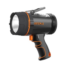 GOODSMANN Spotlight Rechargeable LED Spot Light Flashlight 1000 Lumen Waterproof Handheld Lights Portable Spotlight Rechargeable with Emergency Whistle 9212-89201-01A