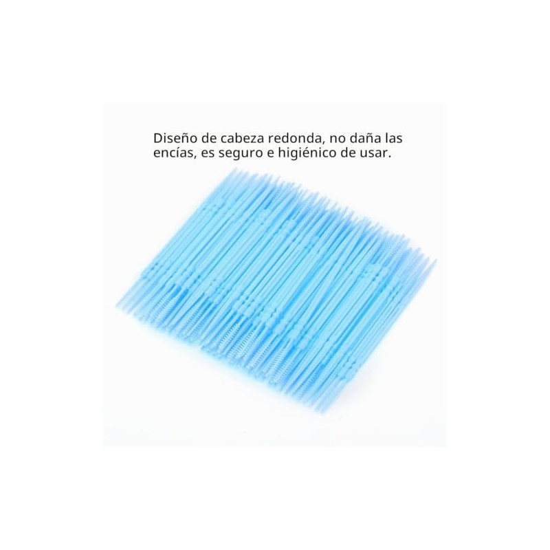 1100pcs Cepillos Interdentales Dentales Palillos de Dientes de Doble Cabeza