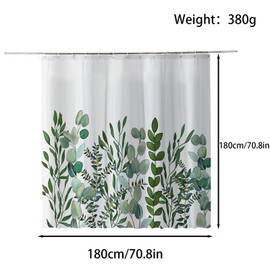 FAIRYGATE Weighted Shower Curtains Bohemian Flower Bathroom Curtain Colorful Boho Floral Print Beautiful Bright Polyester Fabric Cloth Shower Curtain for Bathroom Decoration B9812