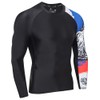 LAFROI Men's Long Sleeve UPF 50+ Baselayer Skins Performance Fit