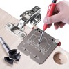 CENPEK Door Hinge Jig Adjustable Distance Between Hinge Hole Edges