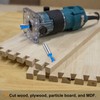 QUARKZMAN 2 Pieces Dovetail Cutter 1/2 Inch Diameter 1/2 Inch