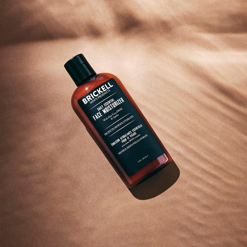 Brickell Men's Products Daily Essential Face Moisturizer, 4 Ounce