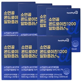 Healthy Hug Chondroitin 1200 Alpha Plus 900mg 60 tablets daily care 7 months supply / 헬씨허그 콘드로이친1200 알파플러스 900mg 60정 데일리케어 7개월분